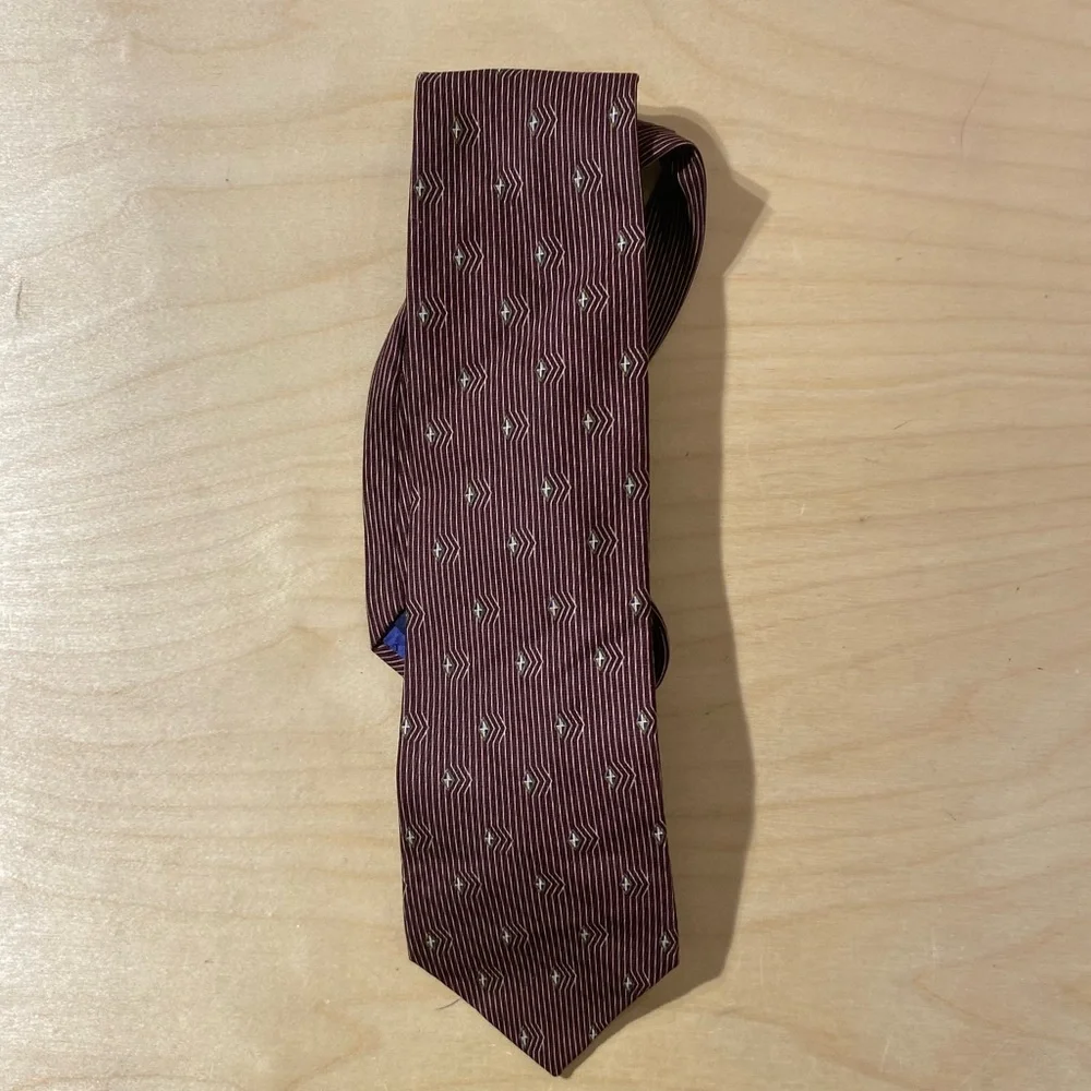 Nautica Brown  Patterned Fabric (OM)